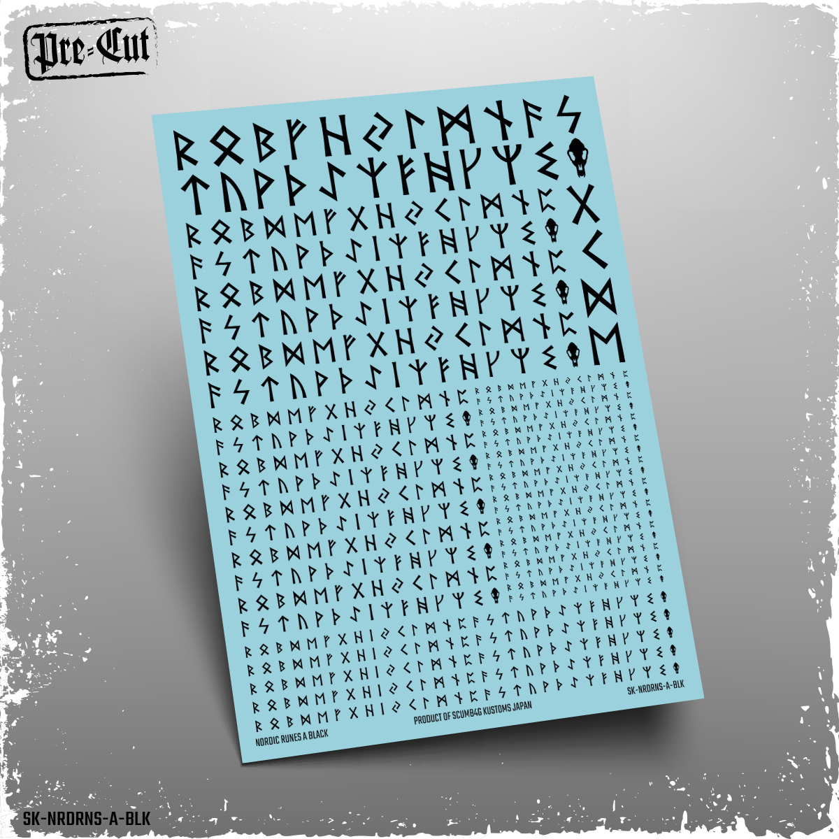 Nordic Runes A (Pre-Cut)